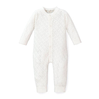 Pointelle Sweater Romper - Hope & Henry Baby