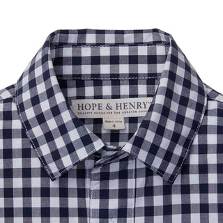 Poplin Button Down Shirt - Hope & Henry Boy