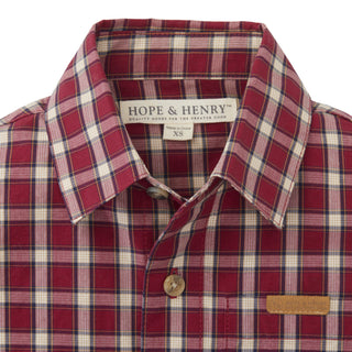 Poplin Button Down Shirt - Hope & Henry Boy