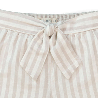 Pull-On Tie Front Short - Hope & Henry Girl