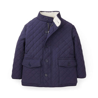 Quilted Field Jacket with Faux Sherpa - Hope & Henry Boy