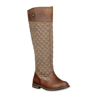 Quilted Leather Riding Boot - Hope & Henry