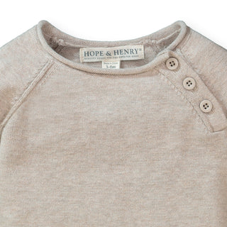 Raglan Sweater Romper - Hope & Henry Baby
