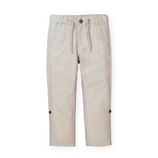 Relaxed Linen Roll-Up Pant - Hope & Henry Boy