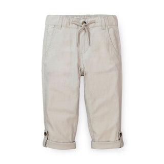 Relaxed Linen Roll-Up Pant - Hope & Henry Boy