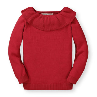 Ruffle Collar Sweater - Hope & Henry Girl