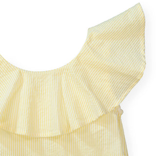 Ruffle Top with Bow - Hope & Henry Girl