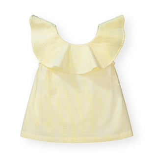 Ruffle Top with Bow - Hope & Henry Girl