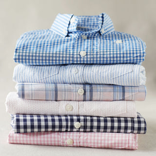 Seersucker Button Down Shirt - Hope & Henry Boy