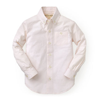 Seersucker Button Down Shirt - Hope & Henry Boy