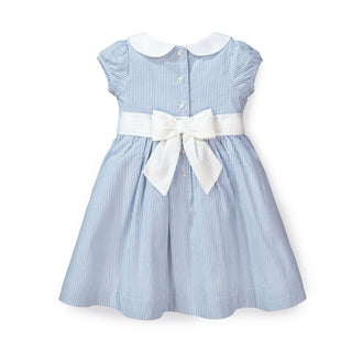 Seersucker Peter Pan Collar Dress - Hope & Henry Baby