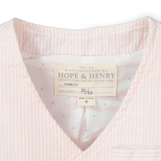 Seersucker Suit Vest - Hope & Henry Boy