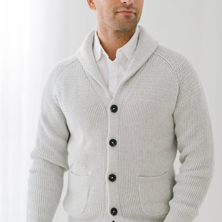 Shawl Collar Cardigan - Hope & Henry Men