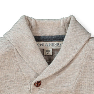 Shawl Collar Sweater - Hope & Henry Boy