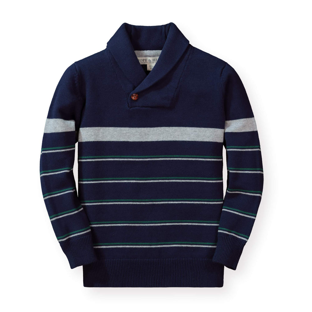 Shawl Collar Sweater | Hope & Henry Boy
