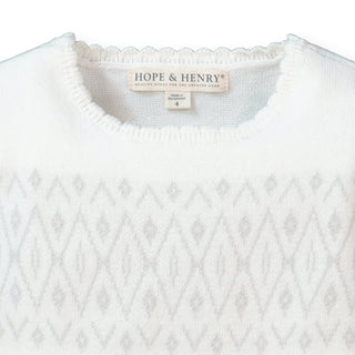 Short Sleeve Drop Waist Sweater Dress - Hope & Henry Girl
