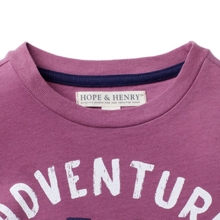 Short Sleeve Graphic Tee | Adventure - Hope & Henry Boy