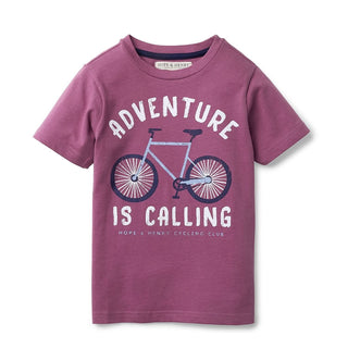 Short Sleeve Graphic Tee | Adventure - Hope & Henry Boy