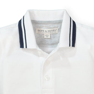 Short Sleeve Pique Polo - Hope & Henry Boy