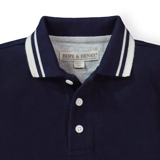 Short Sleeve Pique Polo - Hope & Henry Boy