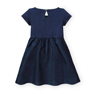 Short Sleeve Skater Dress with Waist Sash - Hope & Henry Girl