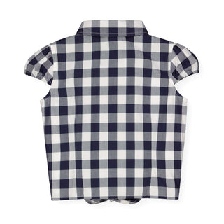 Tie-Front Button Down Top - Hope & Henry Girl