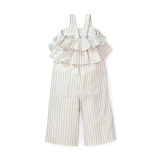 Tiered Ruffle Wide Leg Jumpsuit - Hope & Henry Girl