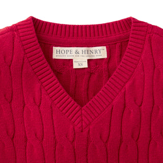 V-Neck Sweater Vest - Hope & Henry Boy