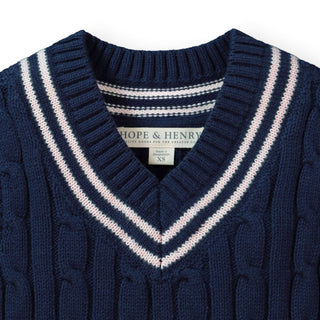 V-Neck Sweater Vest - Hope & Henry Boy