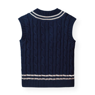 V-Neck Sweater Vest - Hope & Henry Boy