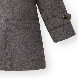 Wool Blend Duffle Coat | Gray - Hope & Henry Boy